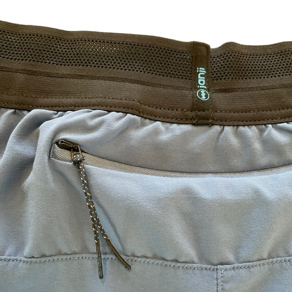 Janji 2’’ Lined AFO Middle Running Shorts Women’s XS Blue Phone Pocket - Picture 9 of 16